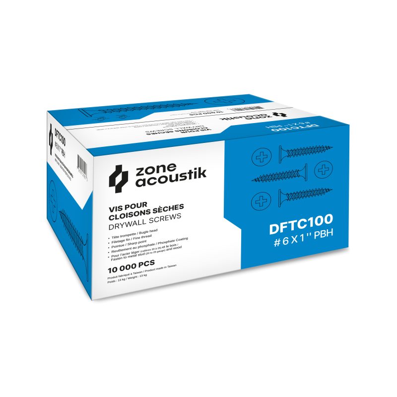 Vis Cloison Sèche Pointu et Mèche